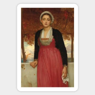 Amarilla by Frederic Leighton Sticker